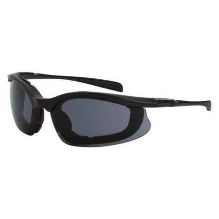 Crossfire 821 Af Safety Glasses, Wraparound Smoke Af Polycarbonate Lens,
