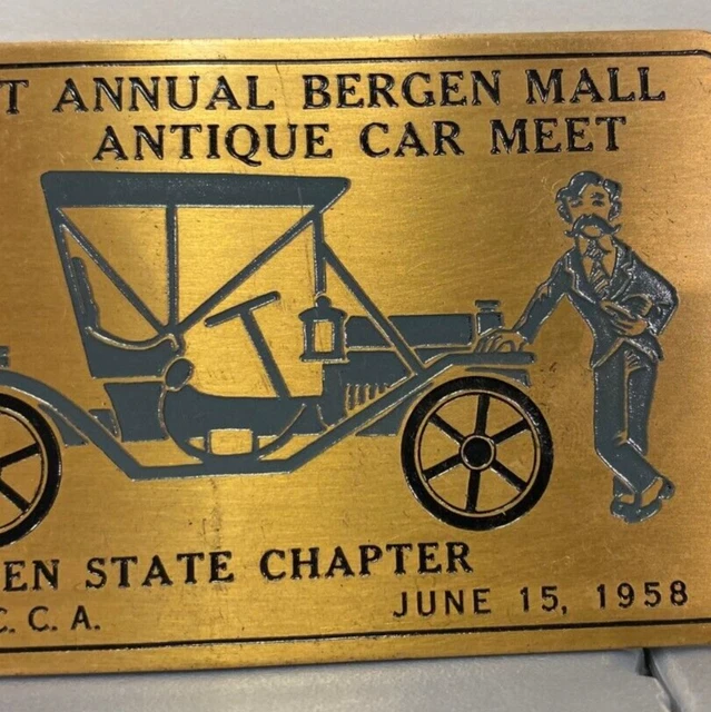 1958 ANTIQUE AUTOMOBILE Club Car Show AACA Hershey Region Pennsylvania