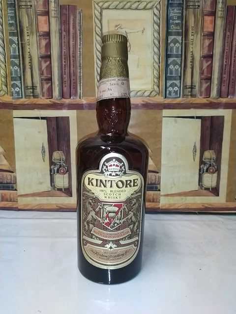 Whisky Kintore 75cl 43% Fascetta Repub 1949/1959 IMP.antonio Migliavacca