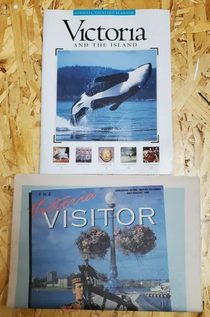 The Victoria Canada Visitor 1995 + Official Vacation Planner w/maps & guides