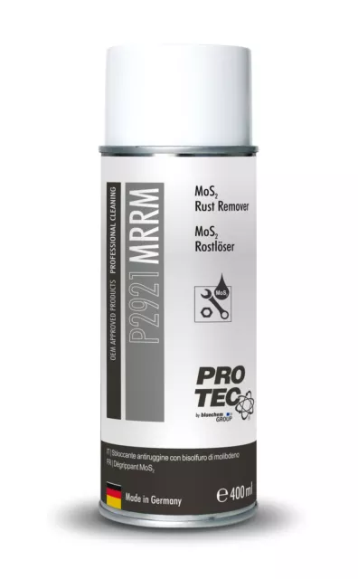 Mrrm MoS2 Eliminador de Óxido Spray PRO TEC 400ml P2921 Removedor de Corrosión