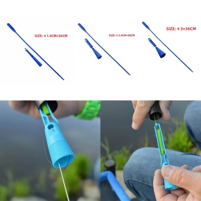 Adjustable Pole Winder Bungs with Elastic Storage Blue 2 4cm User Friendly