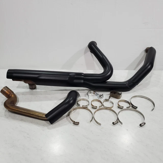 19-23 Harley Touring Electra Glide M8 OEM Exhaust Pipes Headers Mounting Bracket