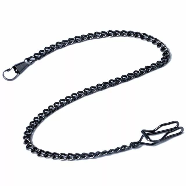 Black/Bronze/Silver/Gold 30cm Pocket Watch FOB Chain Replacement Alloy Chains