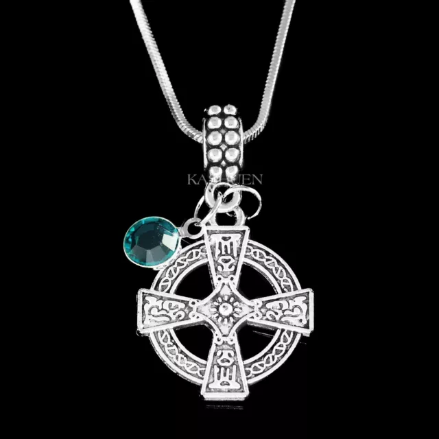 Celtic Cross Irish Knot~ God Jesus Christ Christian Catholic Religious Necklace