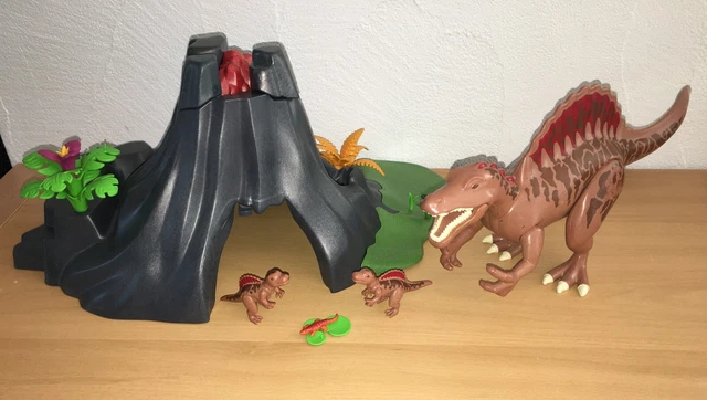 Lot De 3 Petits Dinosaures Playmobil - Figurines Dinos Plastique, Occasion