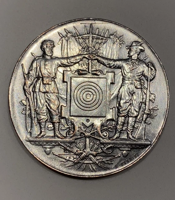 Médaille Argenté Concours de Gymnastique 1889