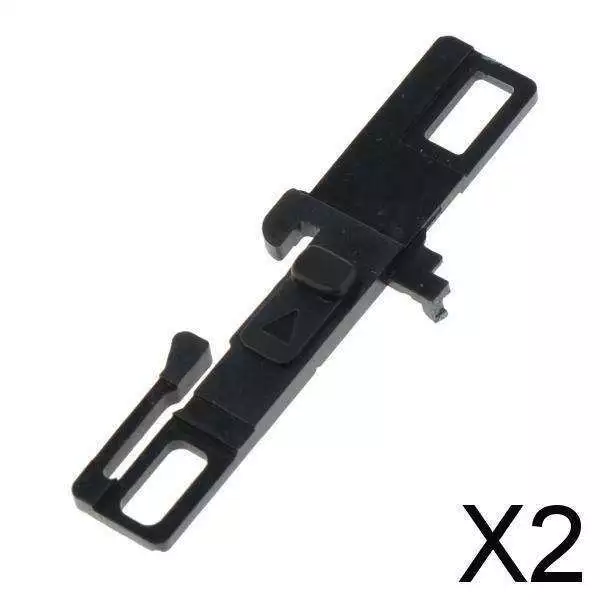2X Plastic Rear Snap Latch Lock Buckle for   30  50 Series Black