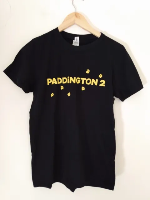 Paddington 2 Size S T-Shirt. Black Yellow. Gildan. Cotton. Vue Cinema Promotion.