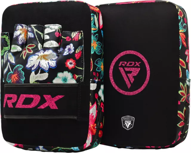 Women Focus Pads by RDX, Boxing Pads for Kickboxing and Martial Arts, Thai Pads