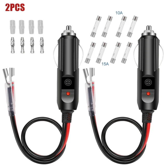Zigarettenanzünder Verlängerung 50 Cm, 12V 15A – Stecker Auf Buchse, Für Auto & Boot