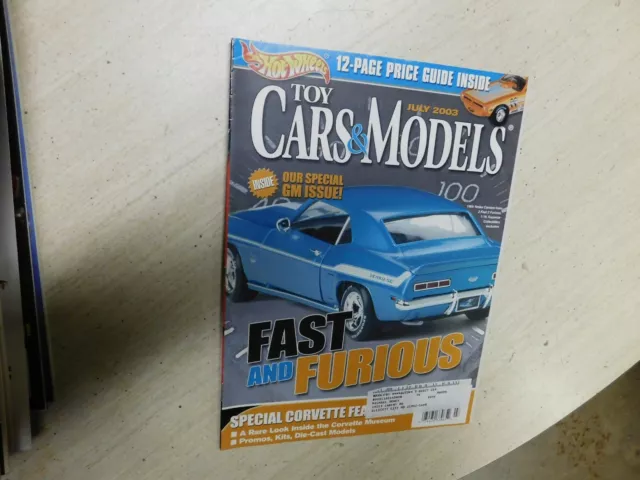 Hot Wheels Toy Cars & Models Magazine 2003 July GM Issue