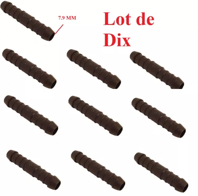 Lot de DIX Connecteurs de Lave Glace  - Universel 7,9 mm