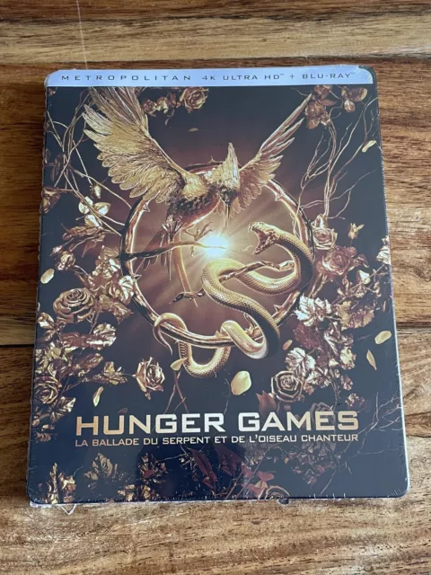 blu ray 4k HUNGER GAME la Ballade Du Serpent Et De L’oiseau Chanteur Steelbook