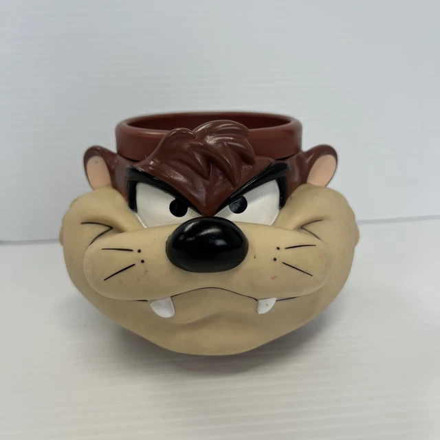 VINTAGE 1990S SET of Looney Tunes 3D Mugs 5 X Collectable Cups