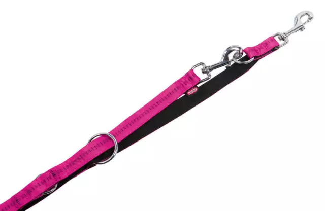 Nobby Führleine "Soft Grip" fuchsia / schwarz L: 200cm