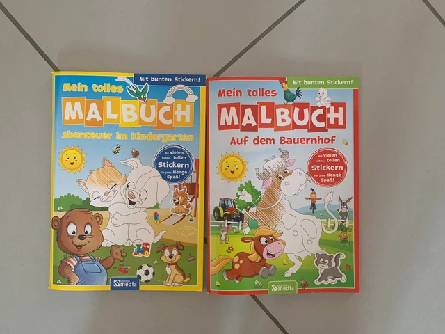 Malbuch 2 Stück