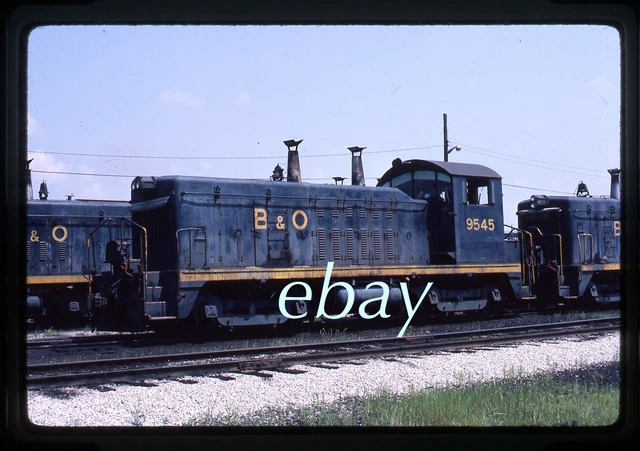 Orig Slide Baltimore & Ohio  B&O #9545 NW2 1983