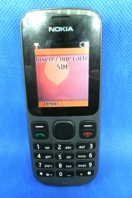 Téléphone Portable Telefon Phone NOKIA 100 RH-130 Testé OK Bloqué Lebara BL-5CB