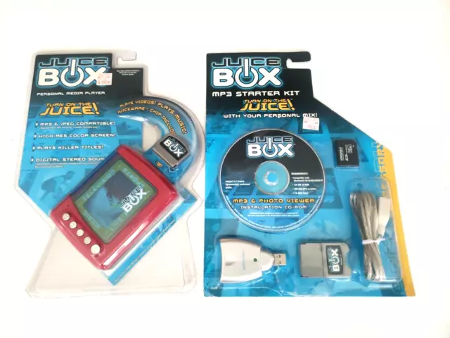 Mattel Juice Box Blue ( 512 MB ) Digital Media Player Red New In Box