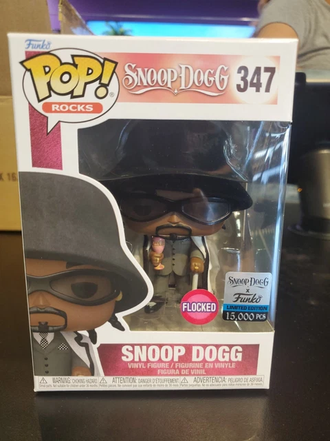 IN HAND - Funko Pop! Snoop Dogg 15K Dogghouse Exclusive Flocked #347 w/Protector