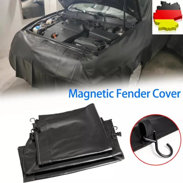 x3 Kotflügelund Stoßstangenschoner Set Magnetisch Abdeckung Kotflügelschutz