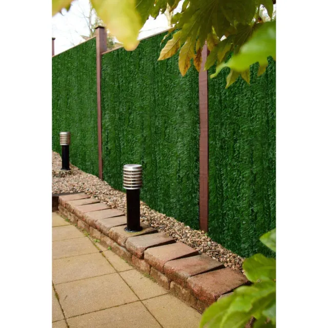 Best Artificial Conifer Leaf Screening Hedge Wall Garden Fence Landscaping Roll
