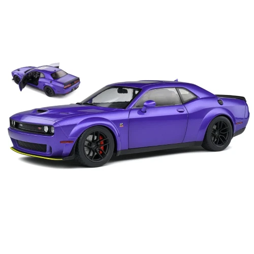 DODGE CHALLENGER R/T SCAT PACK WIDEBODY 2020 PLUM CRAZY 1:18 Solido Die Cast