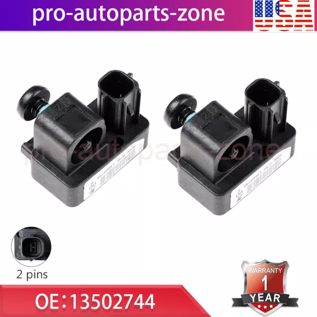 2pcs Front Bumper Impact Sensor For Chevrolet Tahoe Sierra 1500 13502744