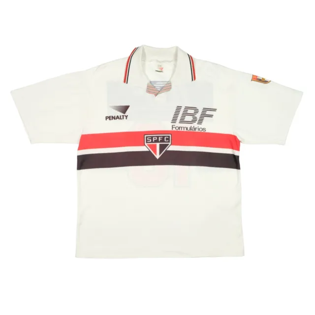 Sao Paulo Home Football Shirt 1992 Penalty Medium