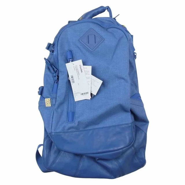 Visvim 0123103003031 23Ss Cordura 20L Nylon Leather Ruck Sack Backpack Blue Syst