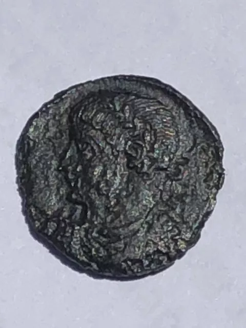 RARE Crispus "CRISPVS CAESAR"  Roman coin Antioch Mint "SMANTZ" 324-325 AD