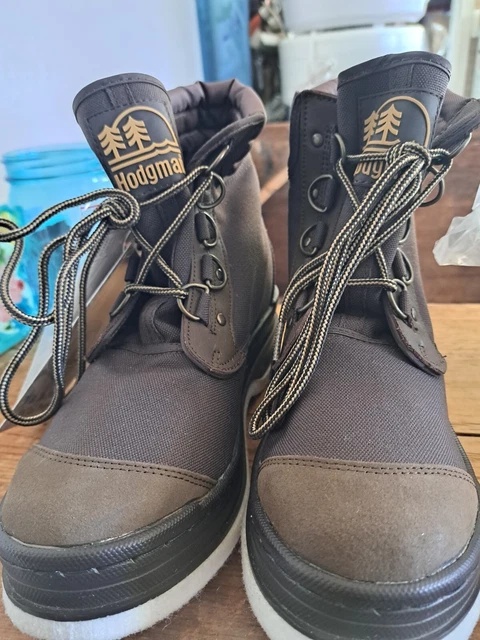 HODGMAN MENS LAKESTREAM 19210 Brown Lace Up Fishing Ankle Wading Boots Size 8 75.00 PicClick
