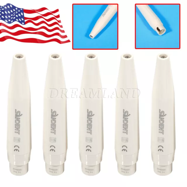 5 SANDENT Dental Ultrasonic Scaler Handpiece replacement fit SATELEC DTE