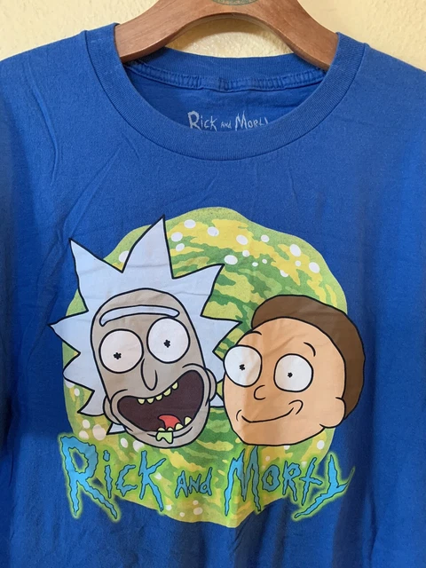 Adult Swim Rick & Morty Heads Langarmshirt - Offiziell Lizenzierte Fan-Kleidung