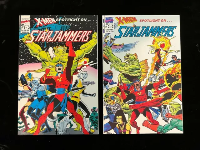 X-Men Spotlight on Starjammers #1 & #2 (Marvel Comics, 1990) - CS6706