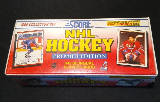 1990 Score Nhl Hockey Premier Edition 445 Card Bilingual Factory Set Sealed