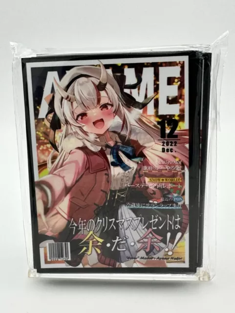 Doujin TCG Card Character Sleeves - Hololive VTuber - Nakiri Ayame - Standard