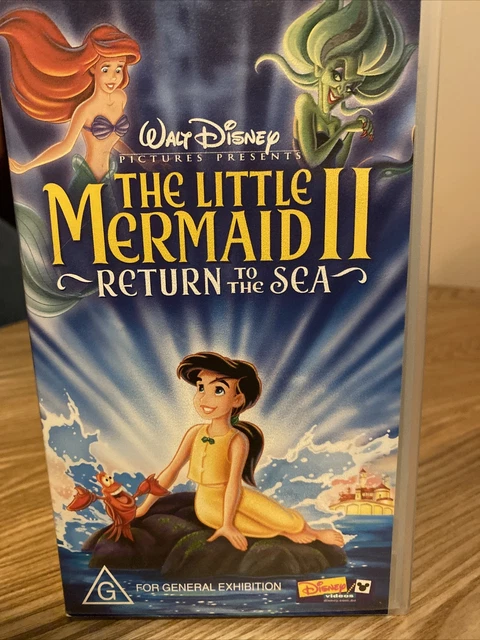 WALT DISNEY THE Little Mermaid II 2 Return To The Sea VHS Video Tape $5 ...