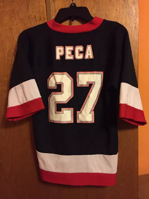 Just got my Michael Peca goats head Buffalo Sabres classic CCM jersey back  from Sports Section in Oshawa, Ont. …