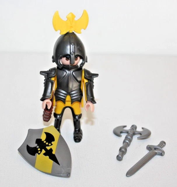 PLAYMOBIL SPECIAL 4746 Chevalier Jaune Avec Double Hache Moyen Age EUR ...