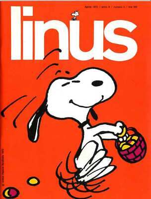 rivista a fumetti LINUS ANNO 1972 NUMERO 4