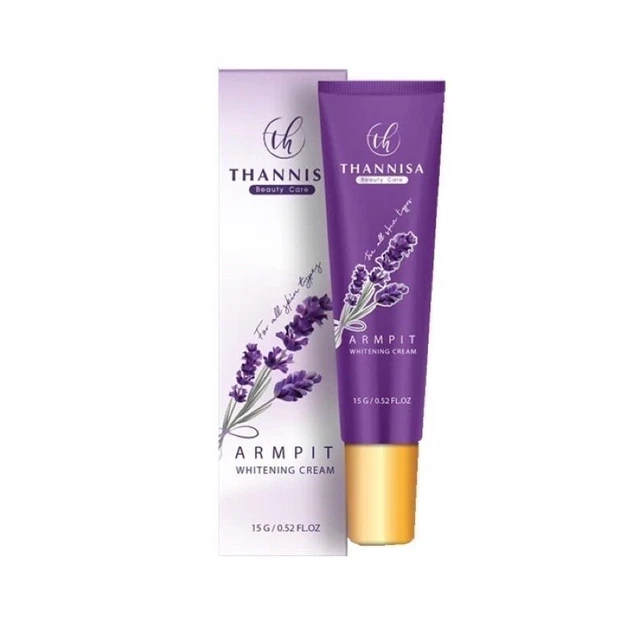 Crema blanqueadora de axilas desodorante crema para axilas marca Thannisa blanco suave 15 g