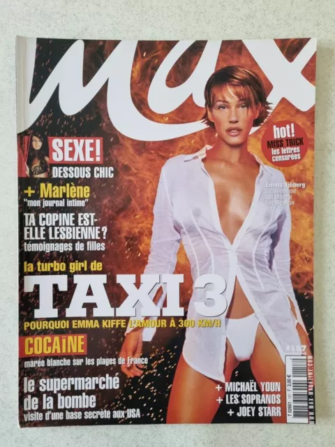 Magazine / revue MAX french #157 fevrier 2003 Emma Sjoberg