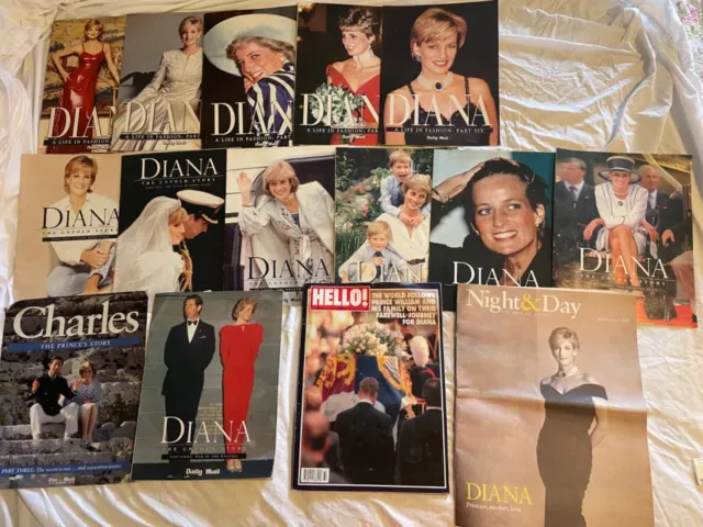 Royal Memorabilia - Princess Diana memorabilia from 1997 of her life