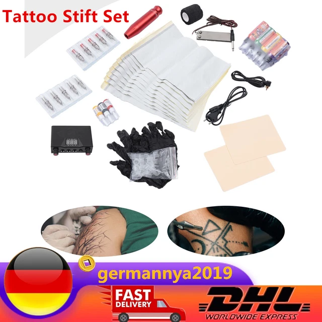 Set completi tatuaggi rotativi penna tatuaggio kit macchina per tatuaggi artisti