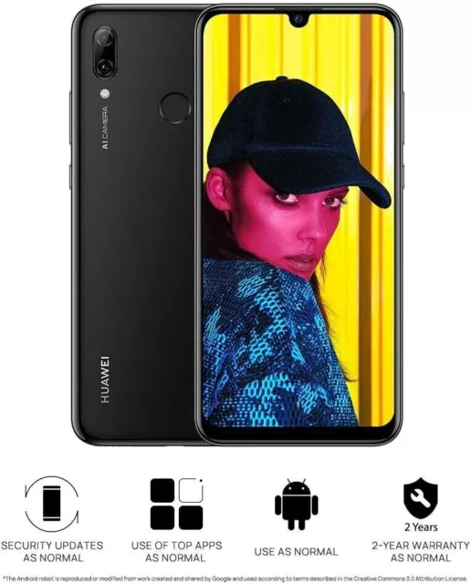 Huawei P Smart (2019) 64GB Midnight Black Unlocked Android Smartphone