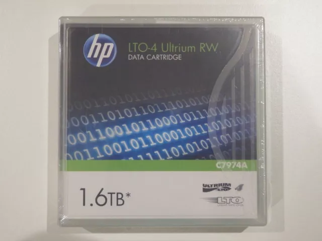 HP LTO-4/Ultrium-4 Data Tape/Cartridge 800GB/1.6TB C7974A NEW