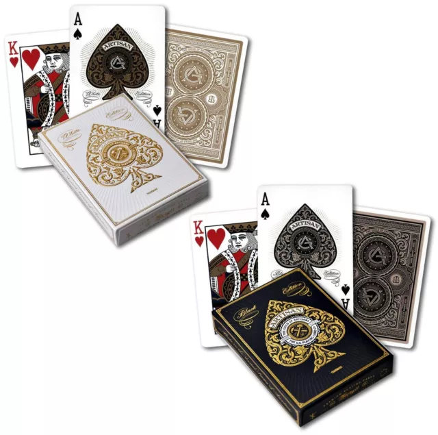 USPCC Theory 11 Artisan Premium Playing Cards - Black Or White