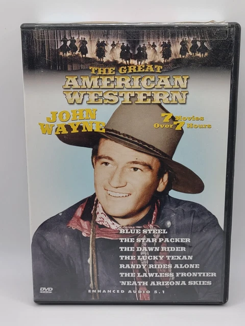 THE GREAT AMERICAN Western John Wayne Movies DVD TESTED AND